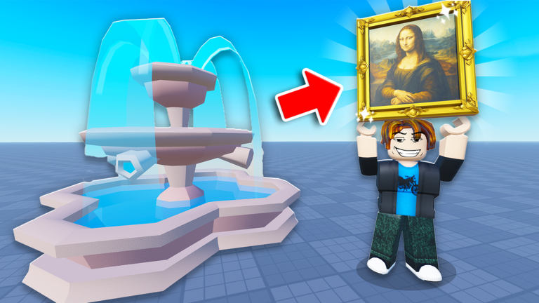 Throw a Coin Roblox game — magic fountain coin throwing gameplay